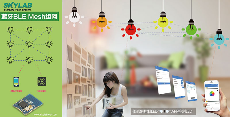蓝牙BLE+MESH组网 蓝牙BLE+MESH组网