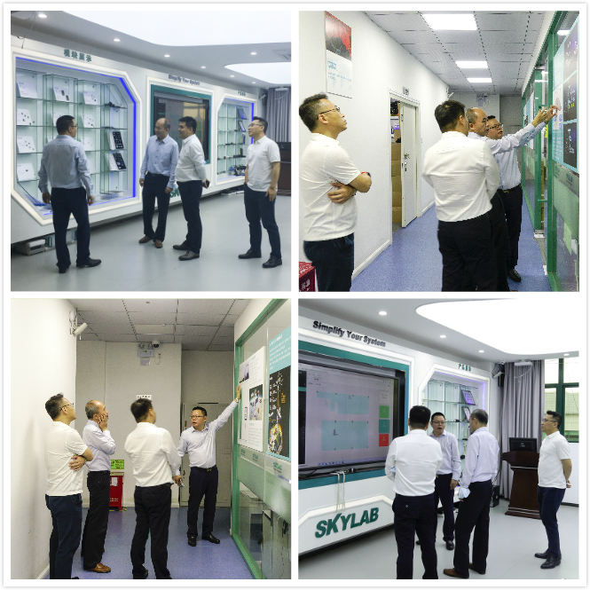农工党深圳市委会领导及龙华总支领导一行莅临SKYLAB参观指导