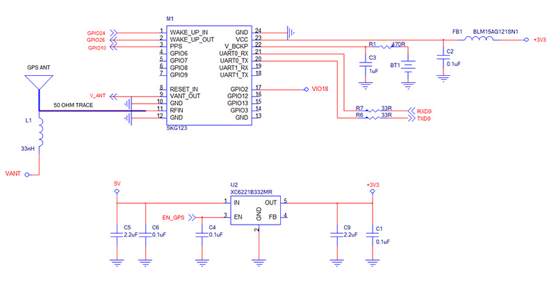 L1单频北斗三号定位模块SKG123Q参考电路.jpg L1单频北斗三号定位模块SKG123Q参考电路.jpg